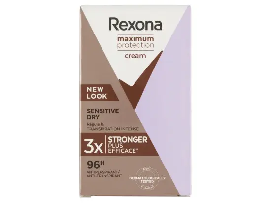 Rexona tuhý krémový antiperspirant Sensitive Dry 45 ml