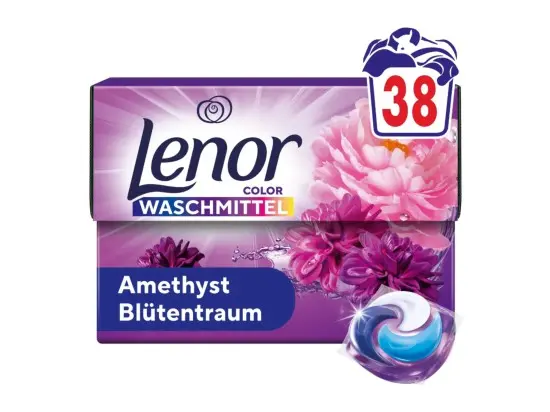 LENOR PODS® Amethyst Flower kapsle na praní na barevné prádlo 38 PD