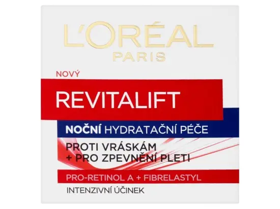 L'Oréal Paris Revitalift noční hydratační péče proti vráskám + pro zpevnění pleti 50 ml
