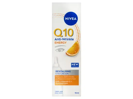 Nivea Q10 Energy Energizující oční krém proti vráskám 15 ml