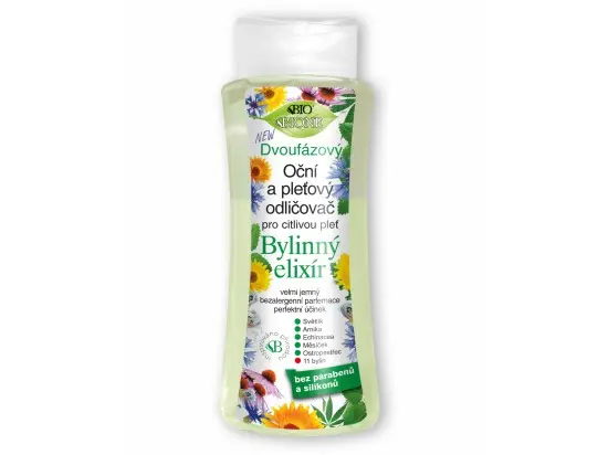 Bione Bylinný Elixír oční a pleťový odličovač dvoufázový 255 ml