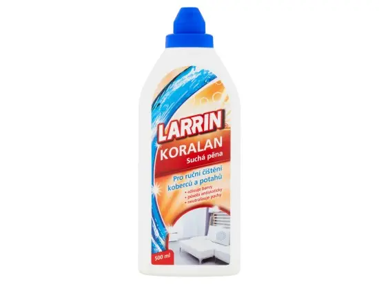 Larrin Koralan suchá pěna pro ruční čištění koberců a potahů 500 ml
