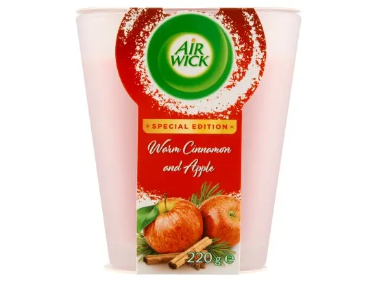Air Wick svíčka jablko a skořice 220 g