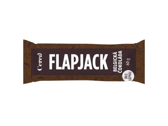 Cerea FLAPJACK belgická čokoláda 60 g