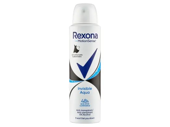 Deodorant Rexona - Invisible Aqua, 150 ml