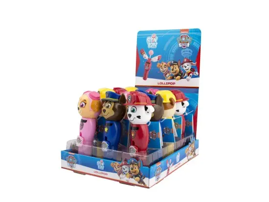 Paw Patrol Spin Pop - hračka s lízátkem - mix variant 8 g