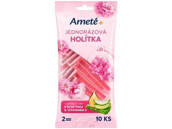 Ameté dámská jednorázová holítka 2 břity 10 ks