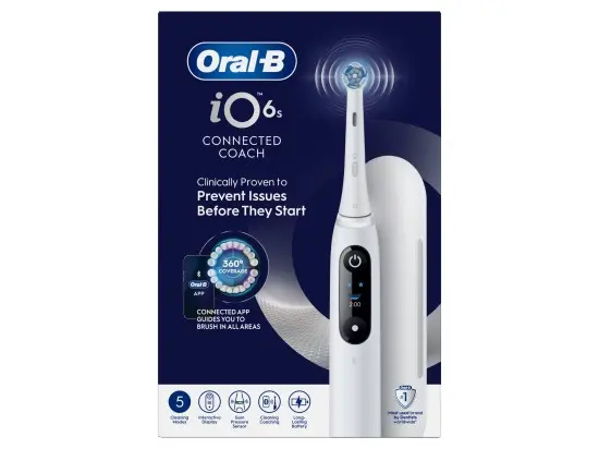 Oral-B iO 6S elektrický zubní kartáček bílý