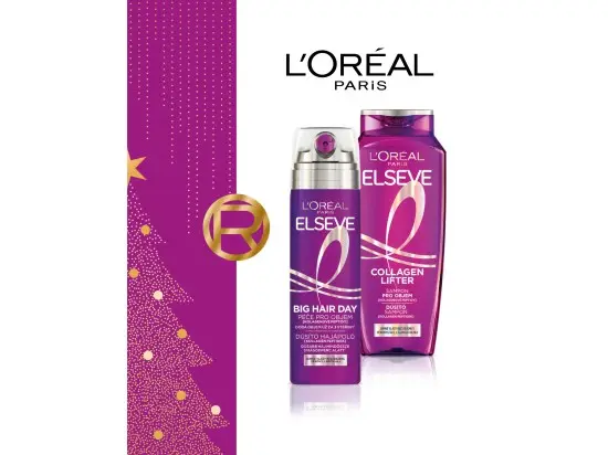L'Oréal dárková sada (šampon,sprej) Elseve Collagen