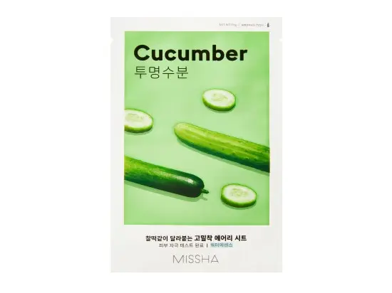 Missha Hydratační pleťová maska Cucumber 19 g