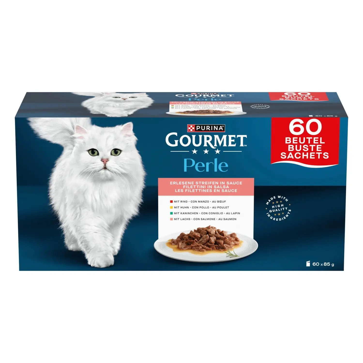 Gourmet Perle Multipack minifiletky ve šťávě 60x85g