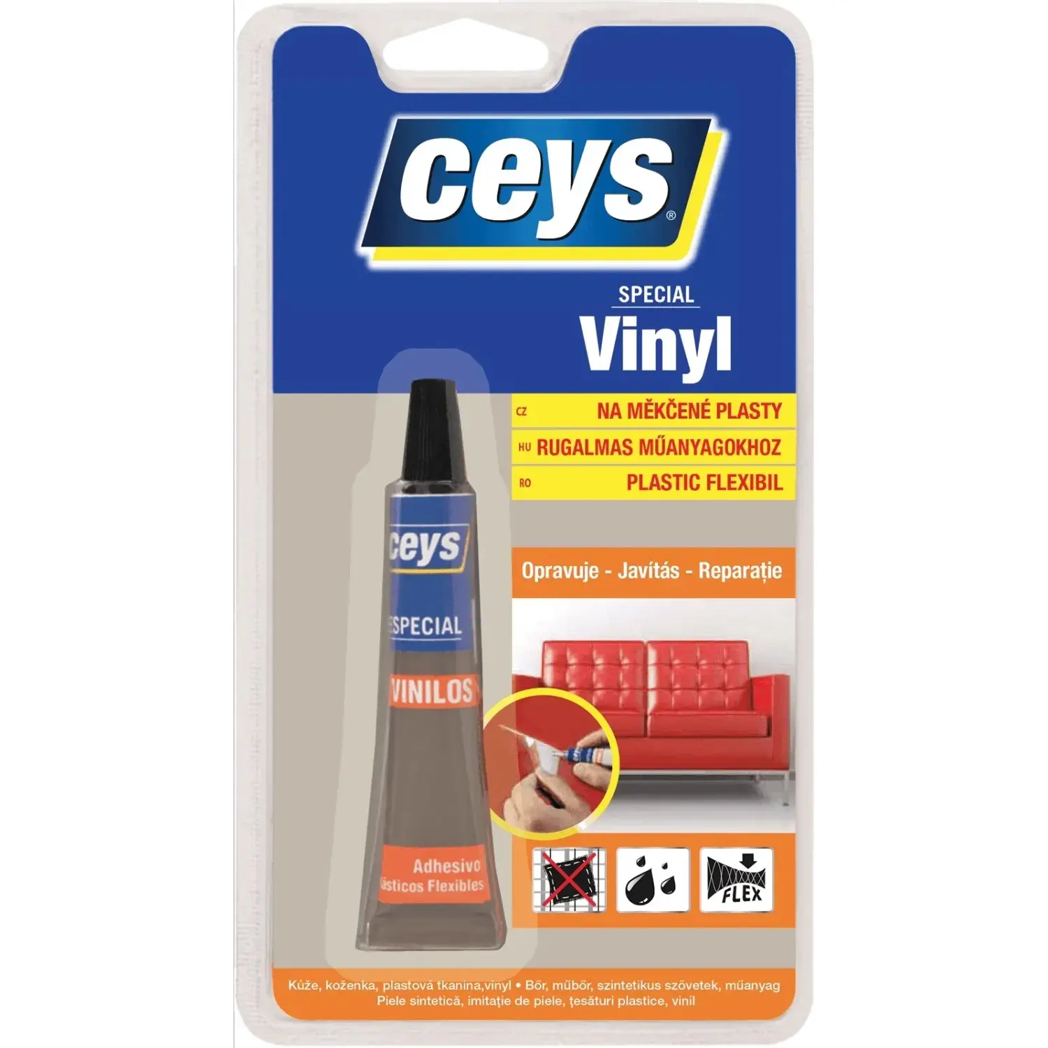 Ceys Lepidlo na měkčené plasty SPECIAL VINYL 15 ml