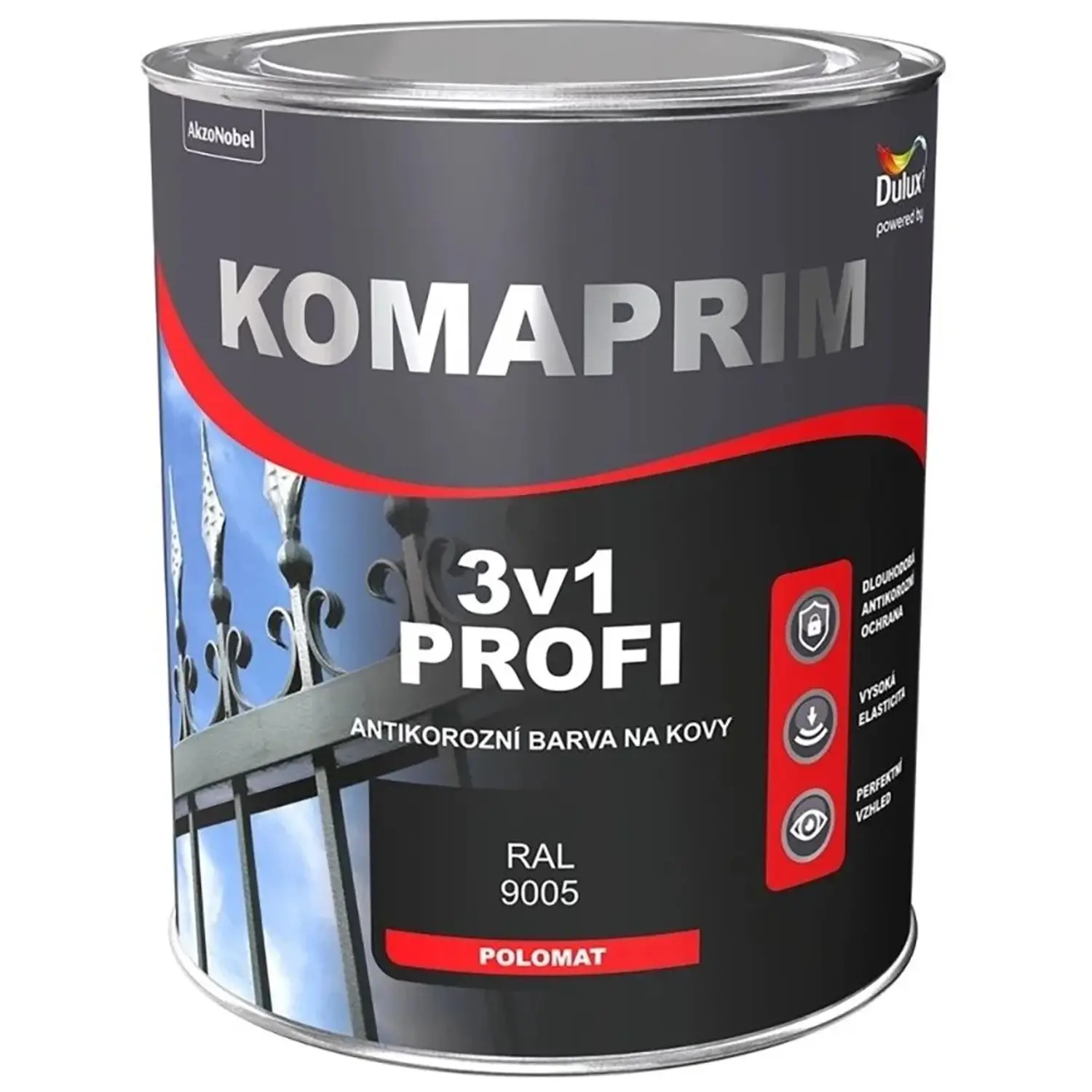 KOMAPRIM 3v1 0,75l 0280 RAL8017 tm hněd