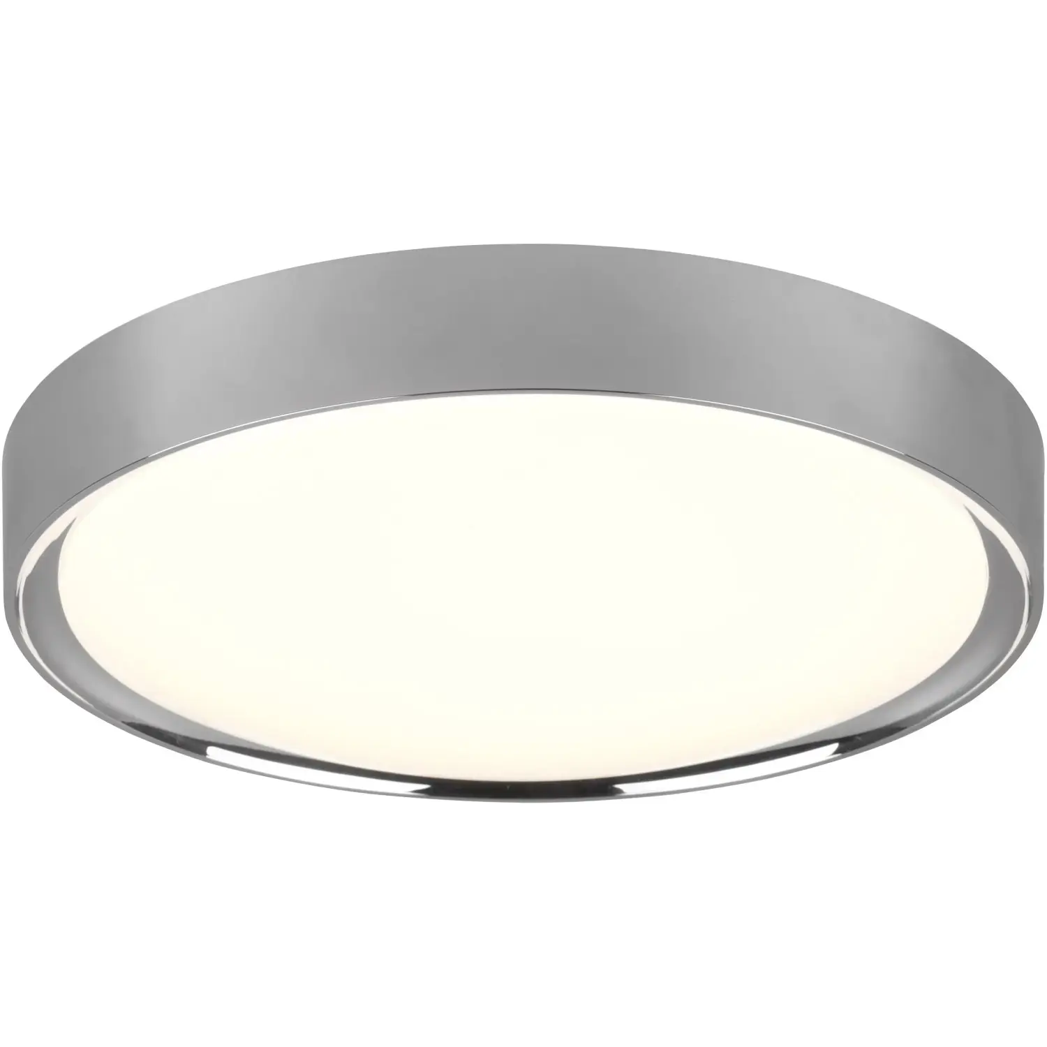 Trio Stropní LED svítidlo Clarimo, chrom, 3000K, 1850 lm, 18W, pr. 33 cm