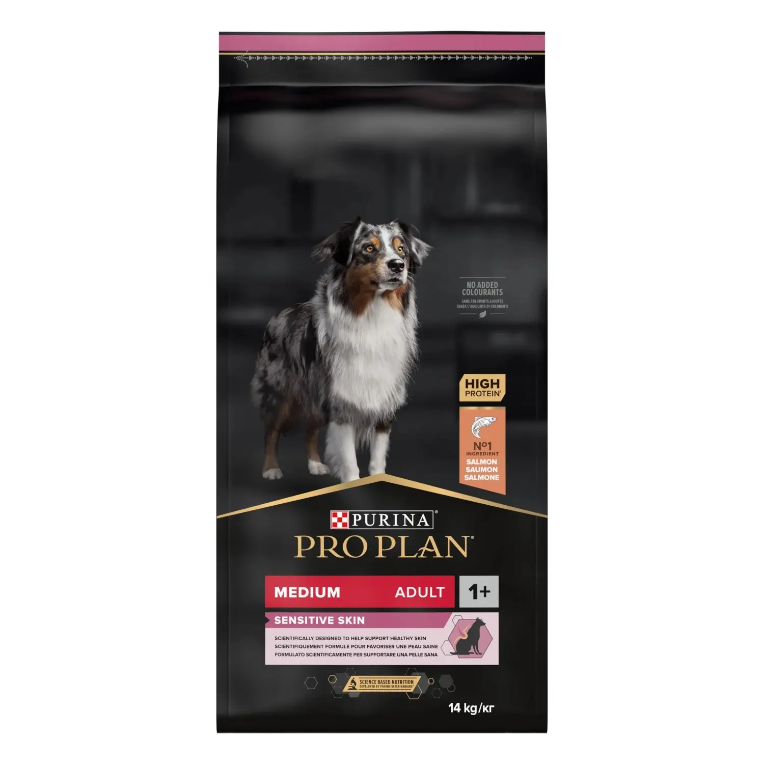 Pro Plan Medium Adult Sensitive skin losos 14kg