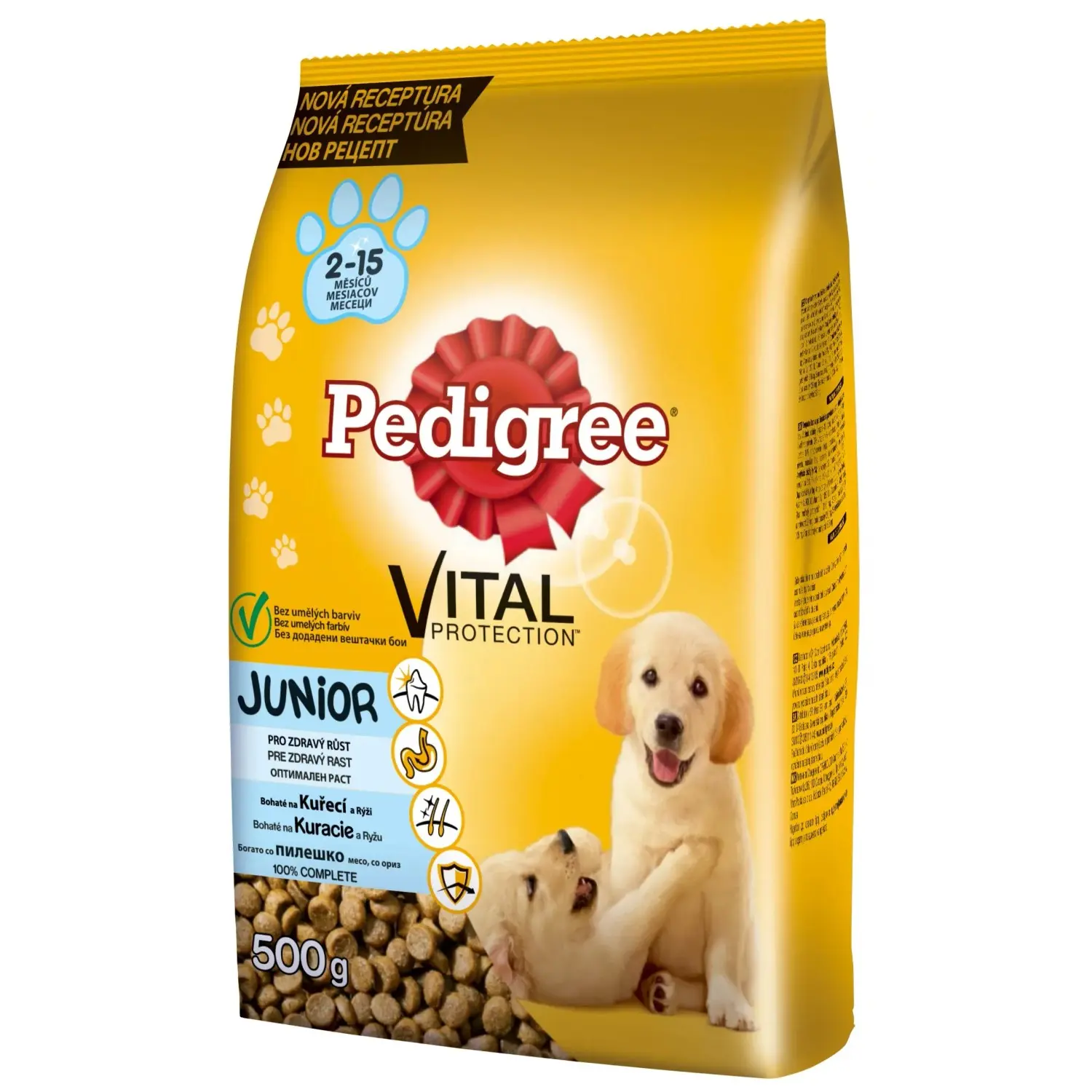 Pedigree granule m/l junior drůbeží se zeleninou 500g