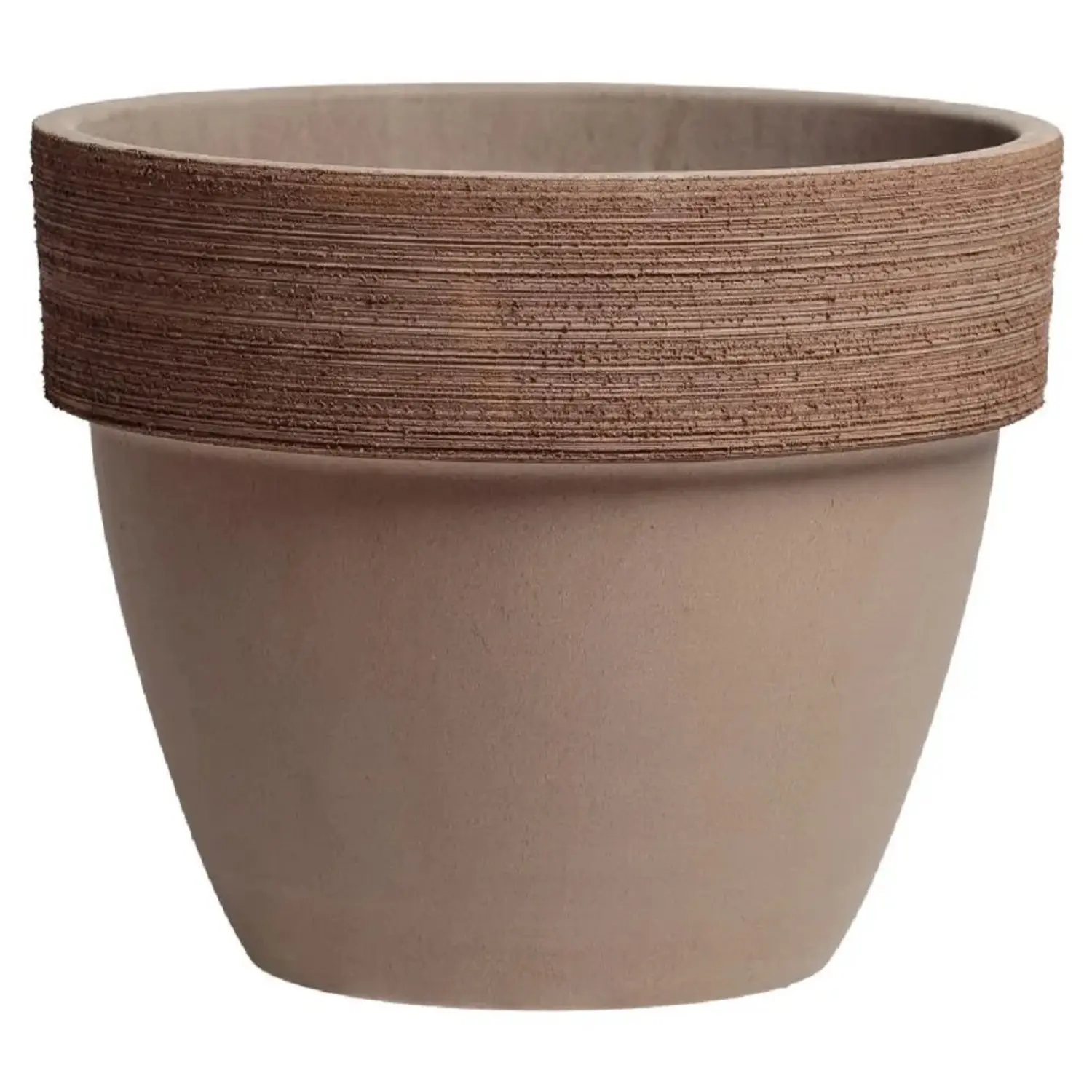 Květník Palladio vulcano keramický šedý D25 cm