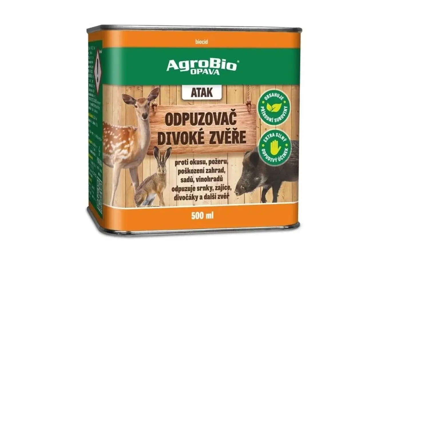 AgroBio ATAK odpuzovač divoké zvěře 500 ml