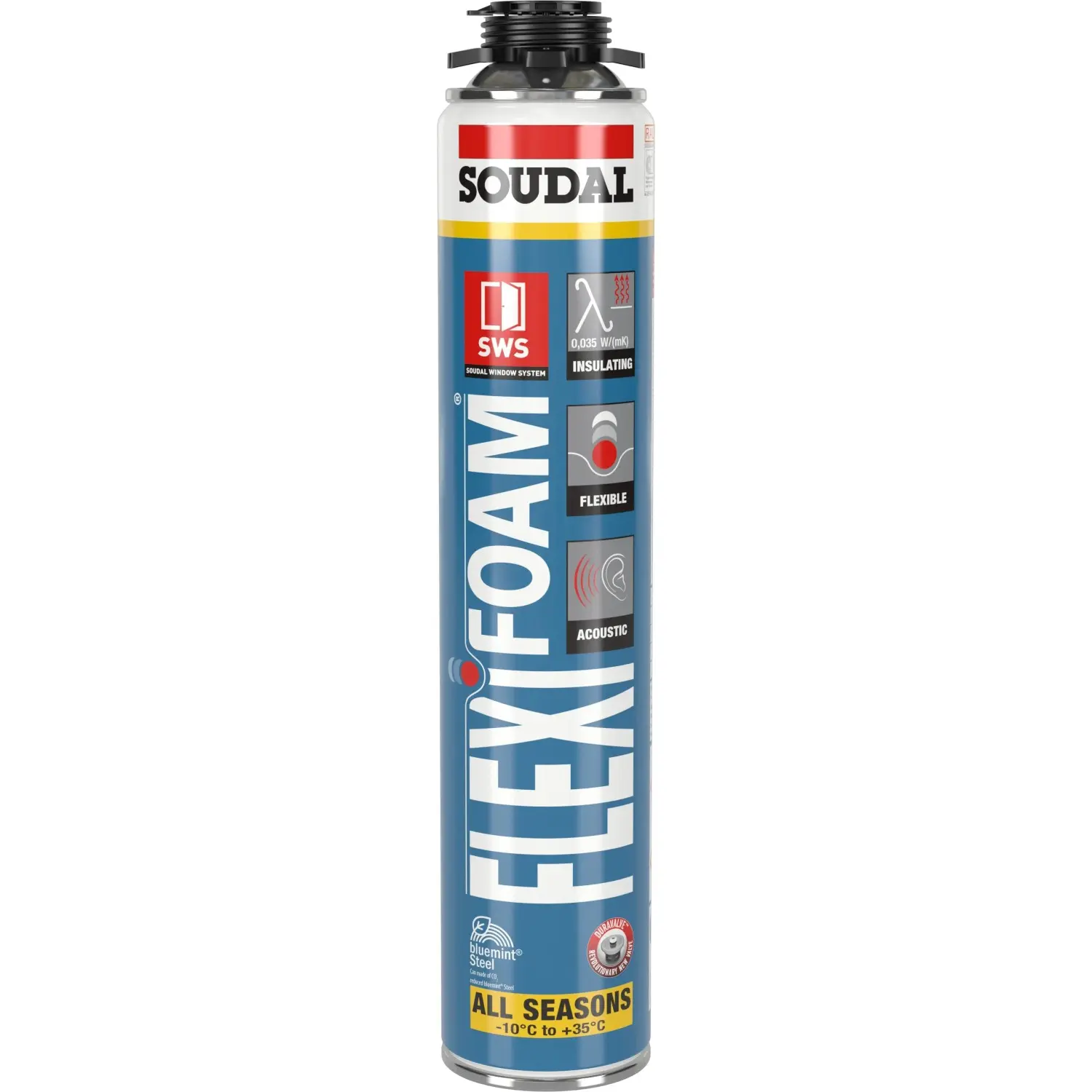 Pěna montážní Soudal FLEXIFOAM GUN 750 ml