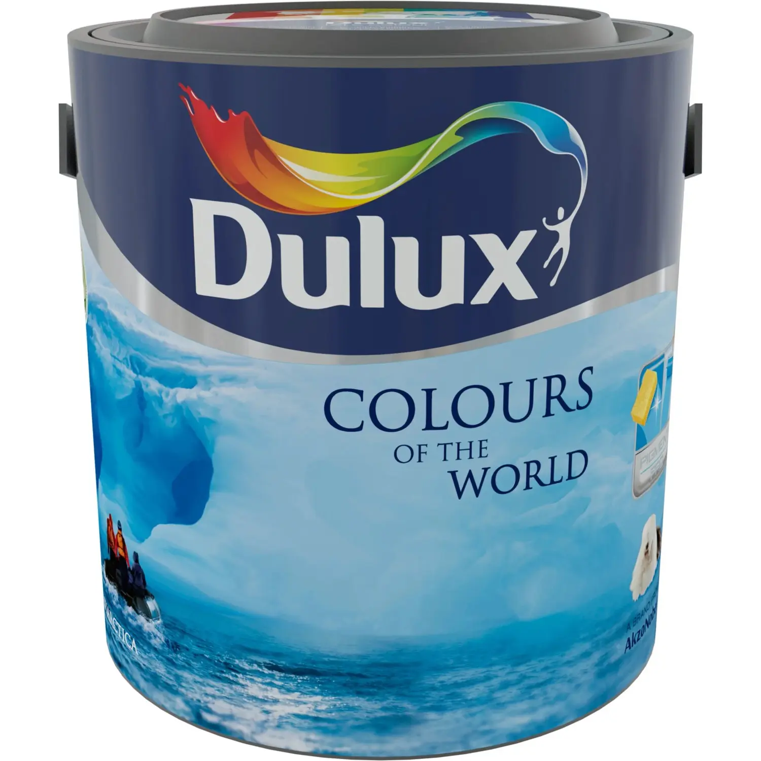 Dulux Interiérová emulzní barva Colours of the World mrazivý tyrkys 2,5 l