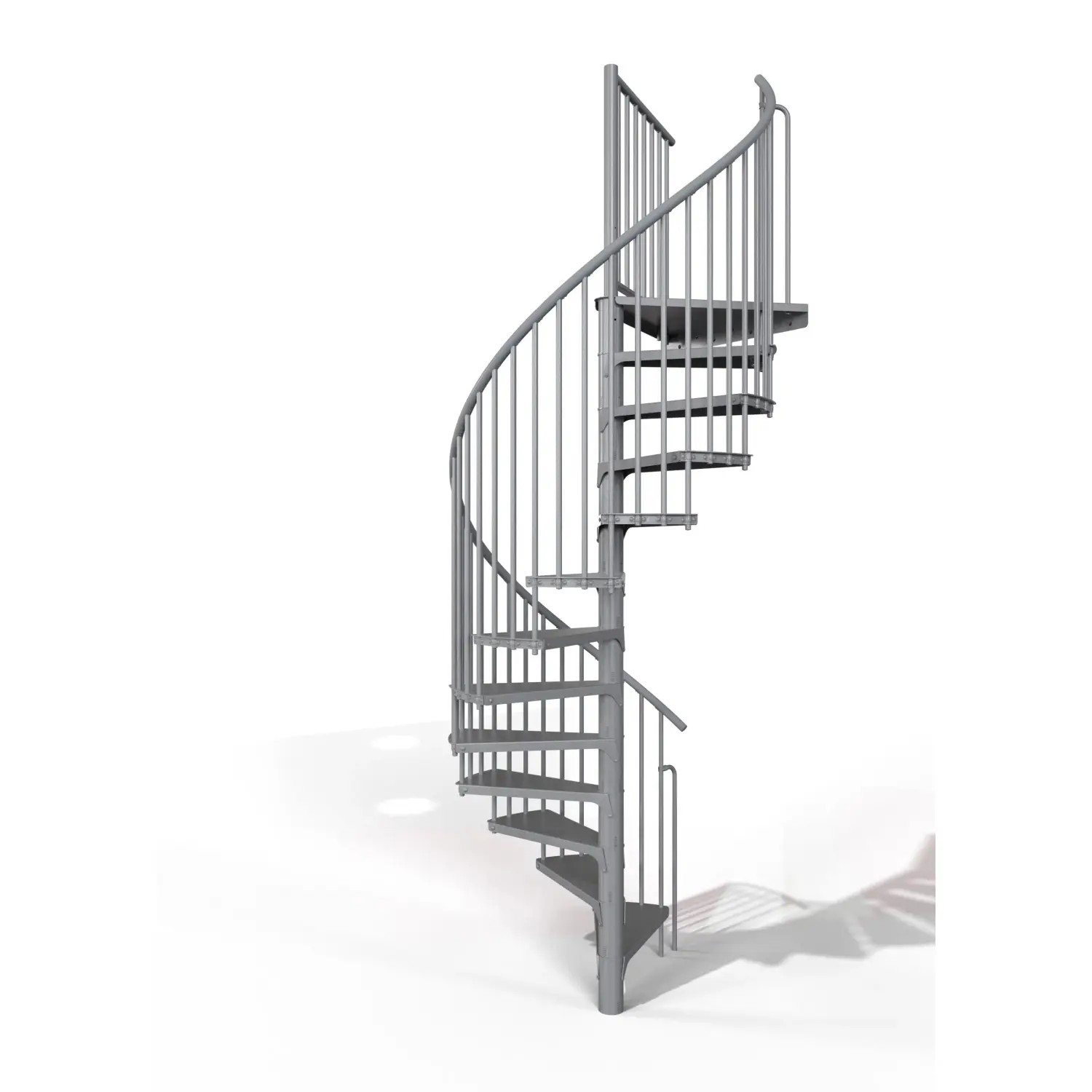 Minka STAIRS Kovové točité schodiště Rondo Smart šedé pr. 120 cm