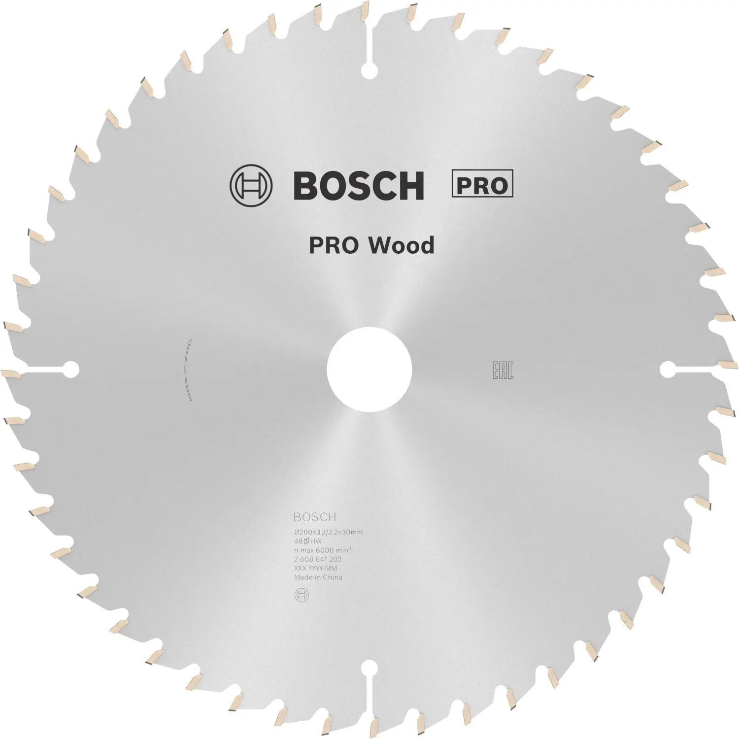 Pilový kotouč Bosch Optiline Wood 260x30 mm/48z.