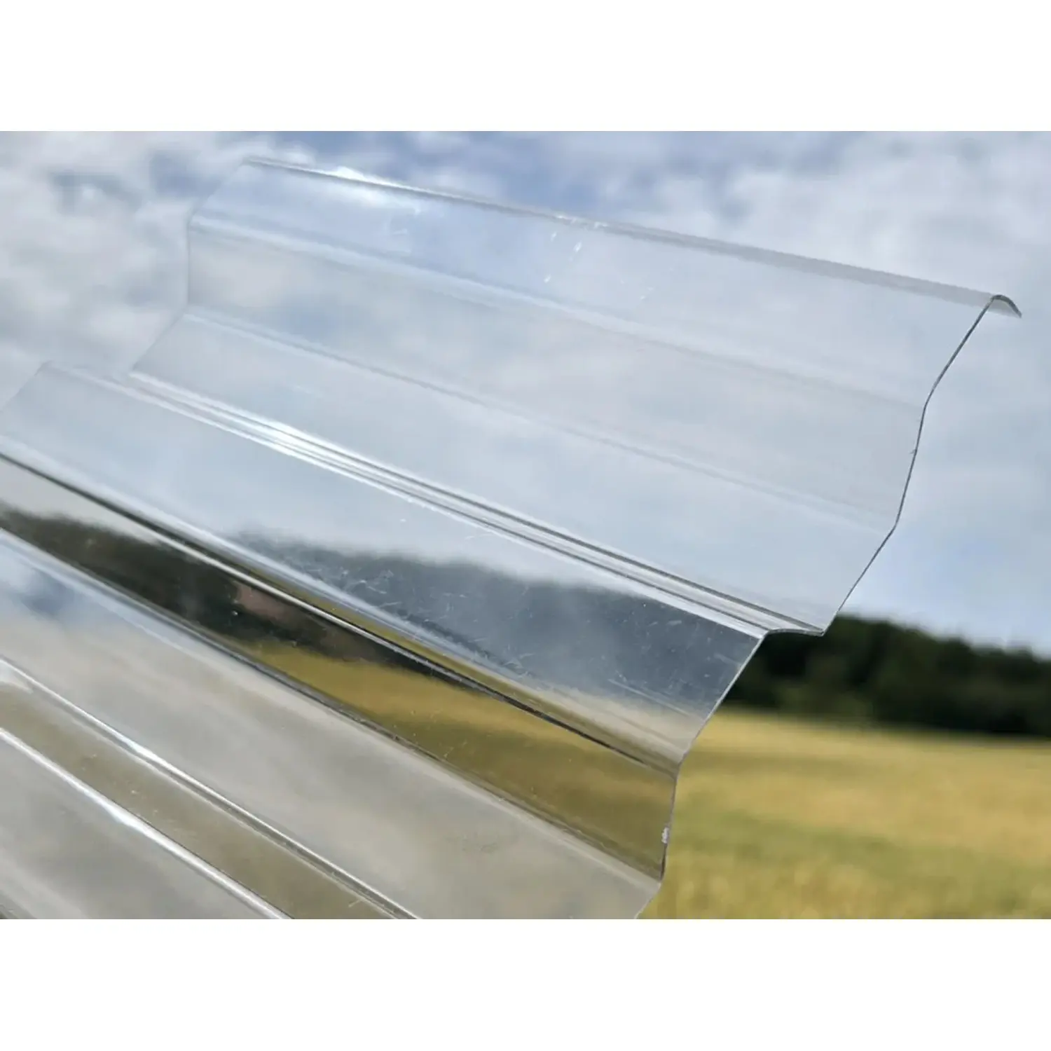 Covernit PVC trapézová deska čirá, 70/18, 2x0,9 m (1,8 m2)
