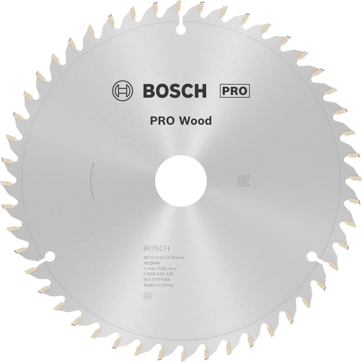 Pilový kotouč Bosch Optiline Wood 210x30 mm/48z.