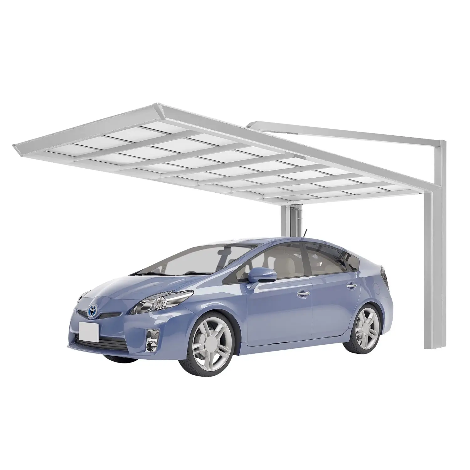 Ximax Přístřešek na auto My-Port Next Typ 60 Typ 2651 vzhled oceli 263 x 515 cm