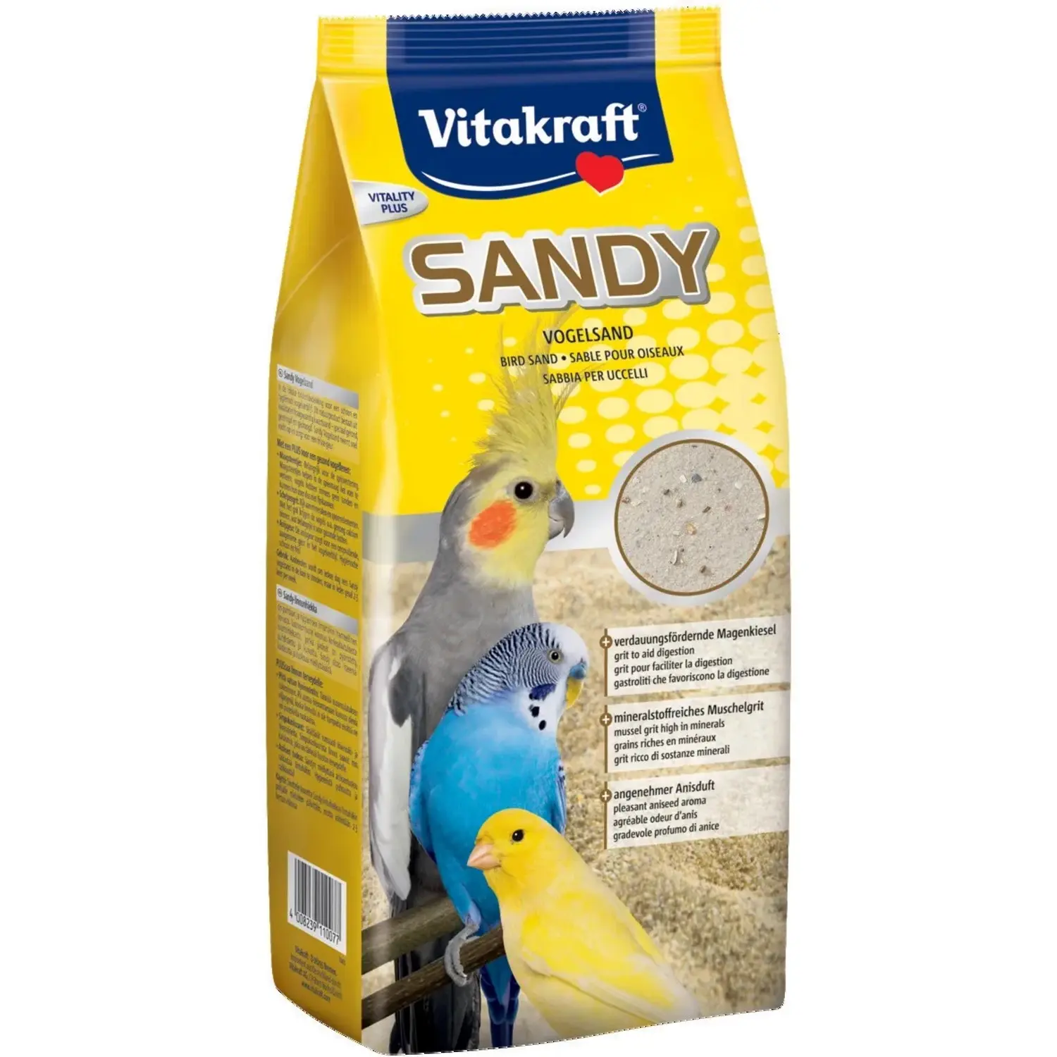 Písek pro ptáky Sandy 3-plus 2,5 kg