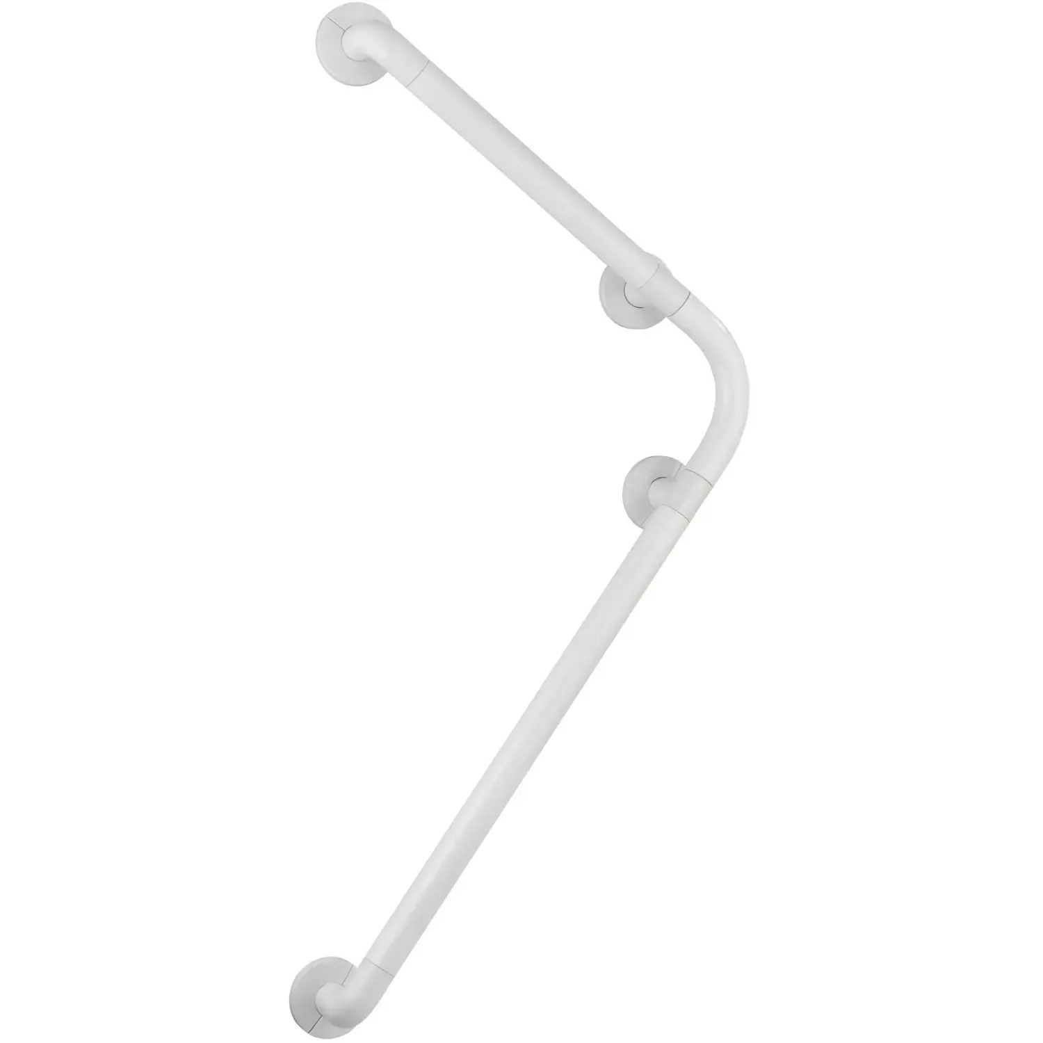 Wenko Nástěnné madlo 55,5 cm x 78 cm Secura 90° bílé