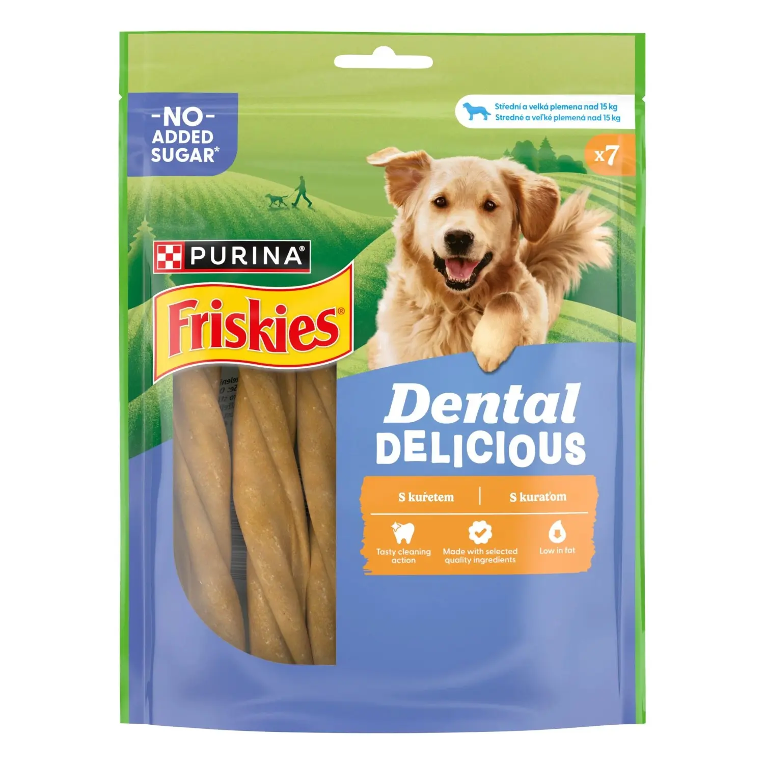 Friskies Dental Delicious pamlsky pro psy M 200 g