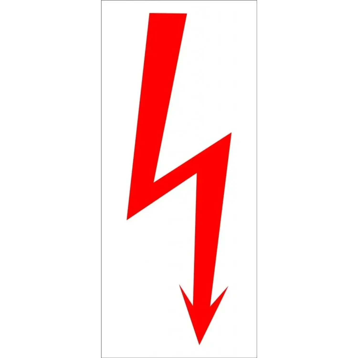 Walteco Výstražné značení "Blesk" samolepicí, 50 x 115 mm