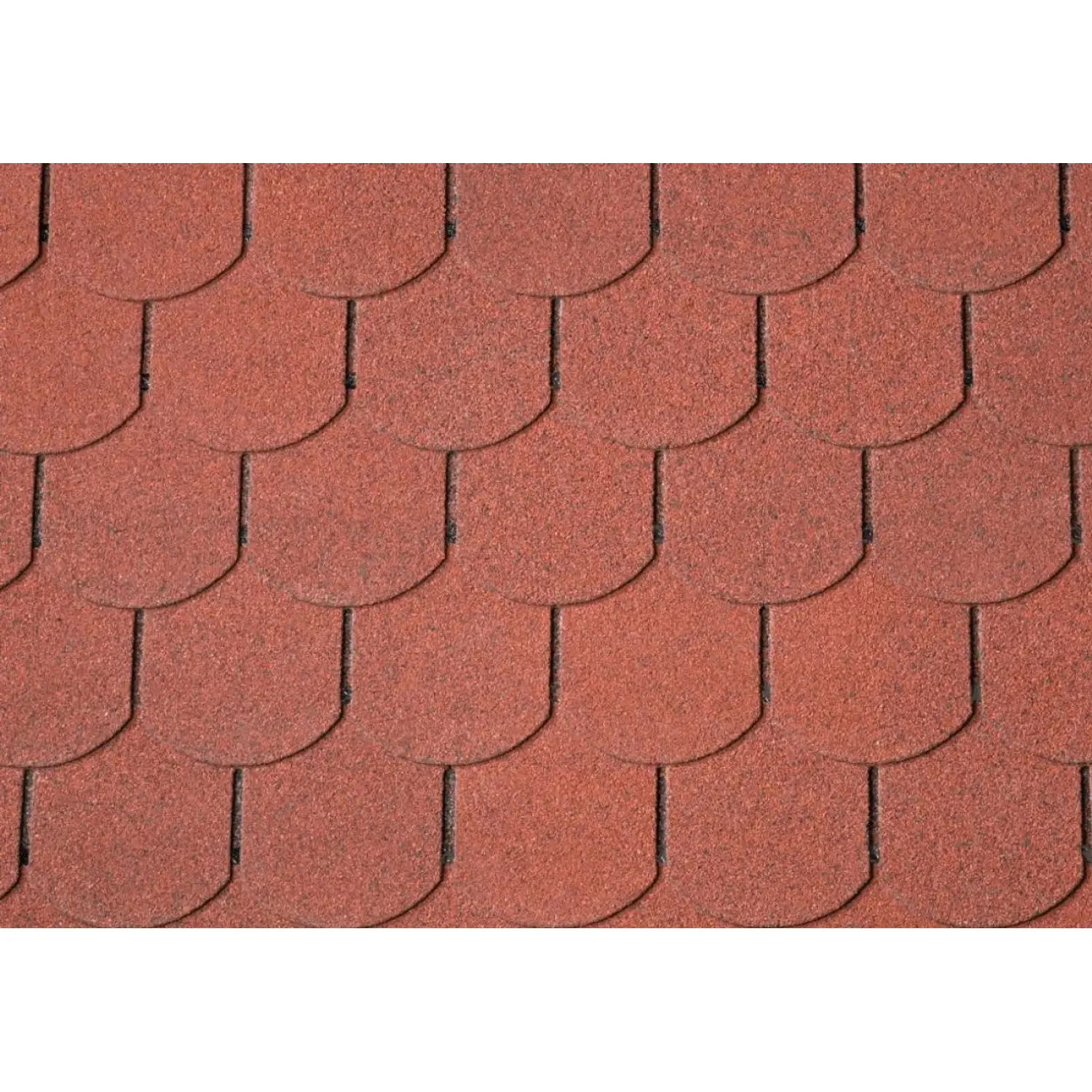 Onduline Asfaltový šindel Bardoline CLASSIC bobrovka, červená, 2 m2