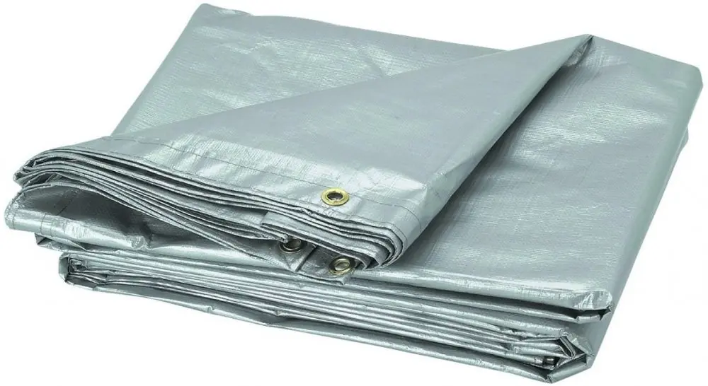 Zakrývací plachta stříbrná 5x8m 120 g