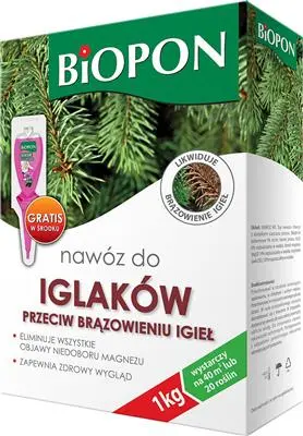 Hnojivo pro jehličnany proti hnědnutí 1 kg