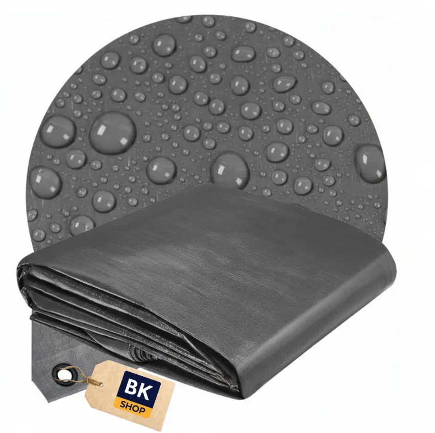 Zakrývací plachta hnědá extra silná 4x5m 200 g