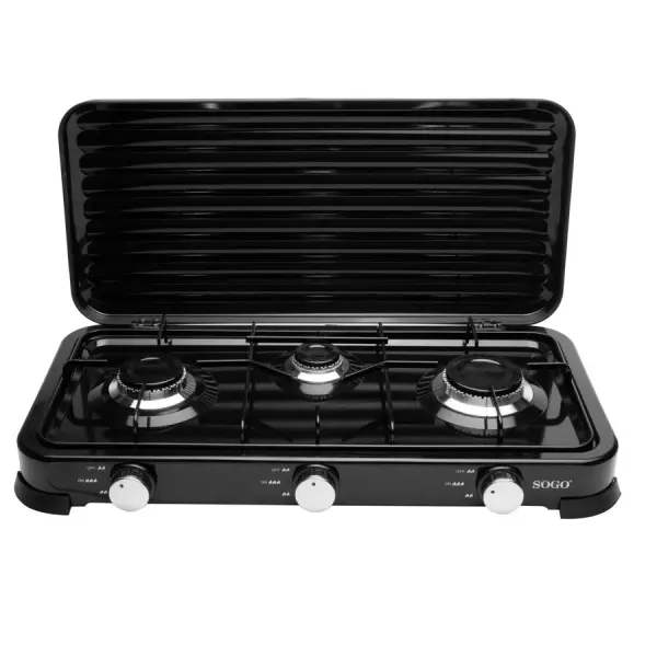 Plynový vařič Sogo SS-10237 se 3 hořáky