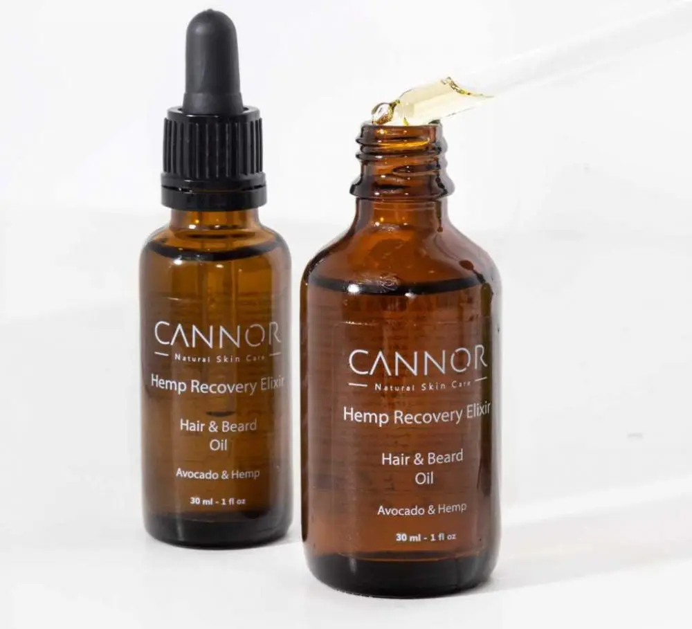Cannor Výživný a zklidňující elixír - Olej na vlasy a vousy – 50 ml