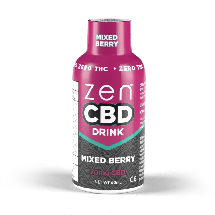 ZEN CBD Drink - Mix Bobulí, 70 mg, 60 ml