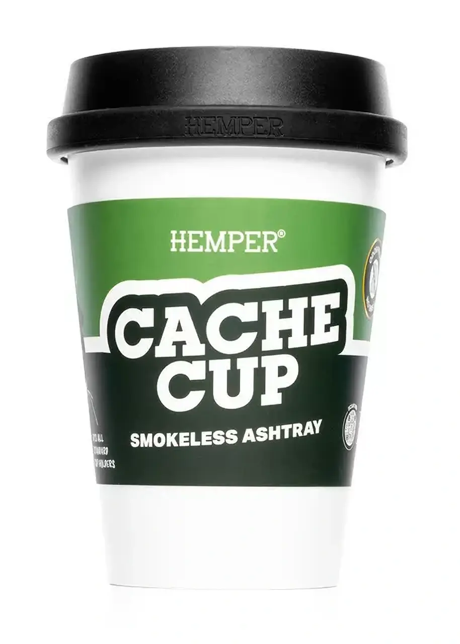 HEMPER Cache Cup Smokeless Popelník - bílý
