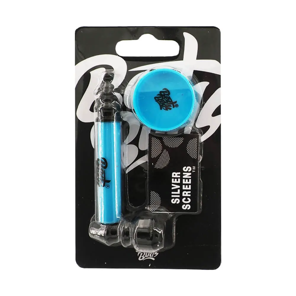 Best Buds Pipsy Kovová Dýmka s Mini Drtičkou - náhodný design