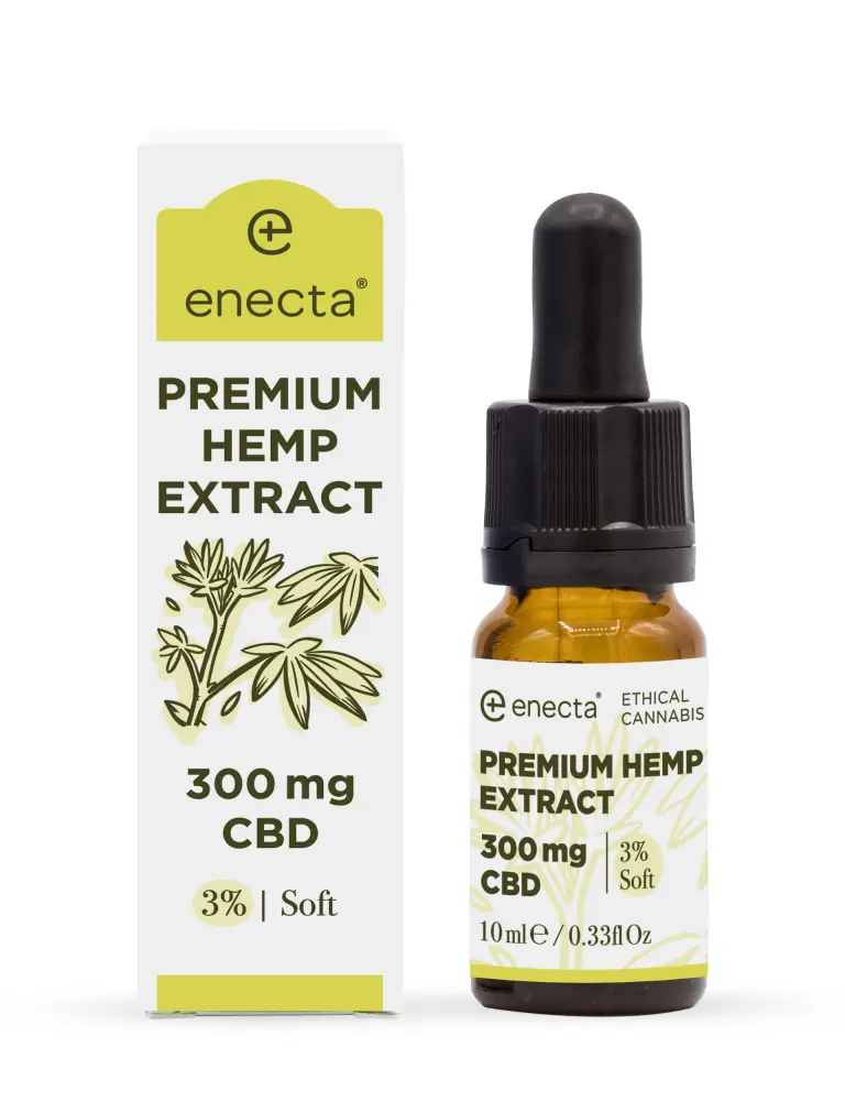 Enecta CBD Konopný olej 3%, 300 mg, 10 ml