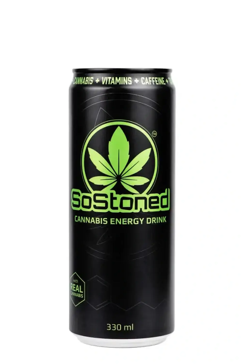 Euphoria SoStoned Cannabis Energy Drink, bez CBD, 330 ml