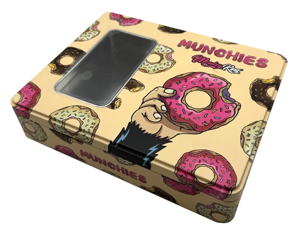 Monkey King plechový box s okénkem Munchies