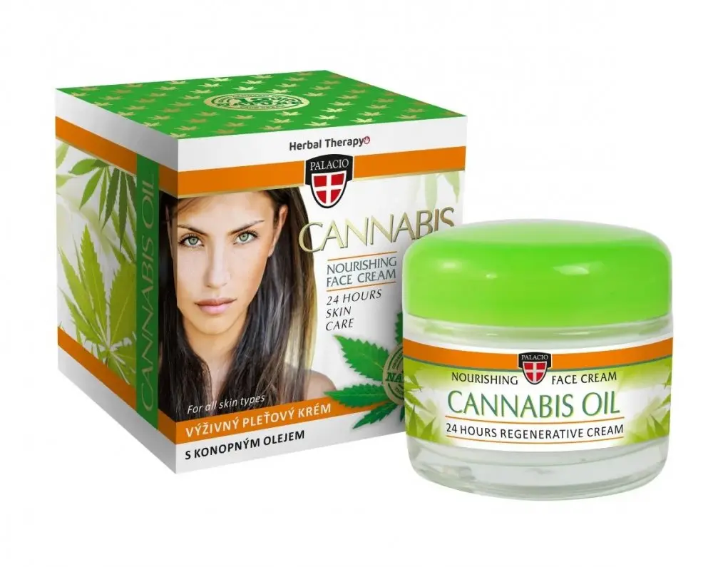 Palacio Konopný pleťový krém, 50 ml