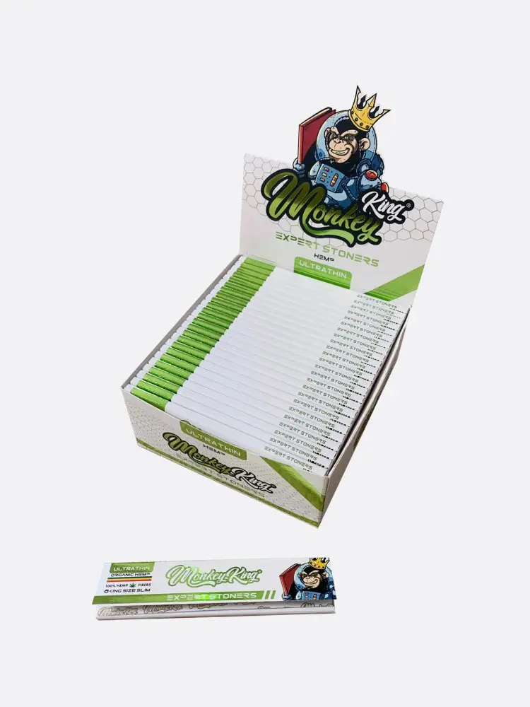 Monkey King Expert Stoners Hemp Ultra Tenké Papírky KS Slim