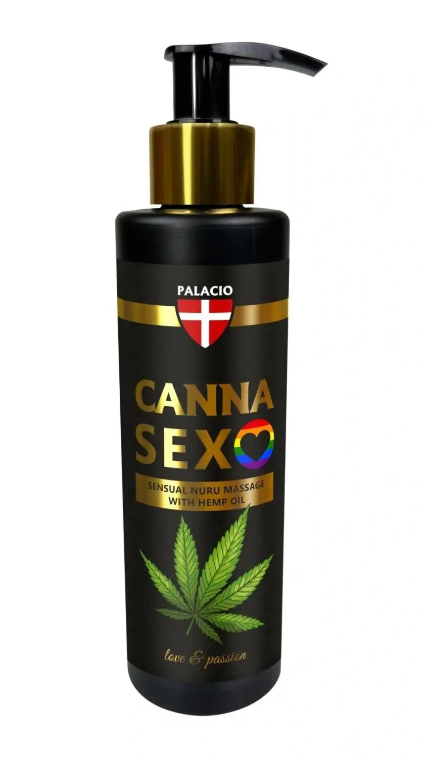 PALACIO Konopný masážní olej Cannasex, 150 ml