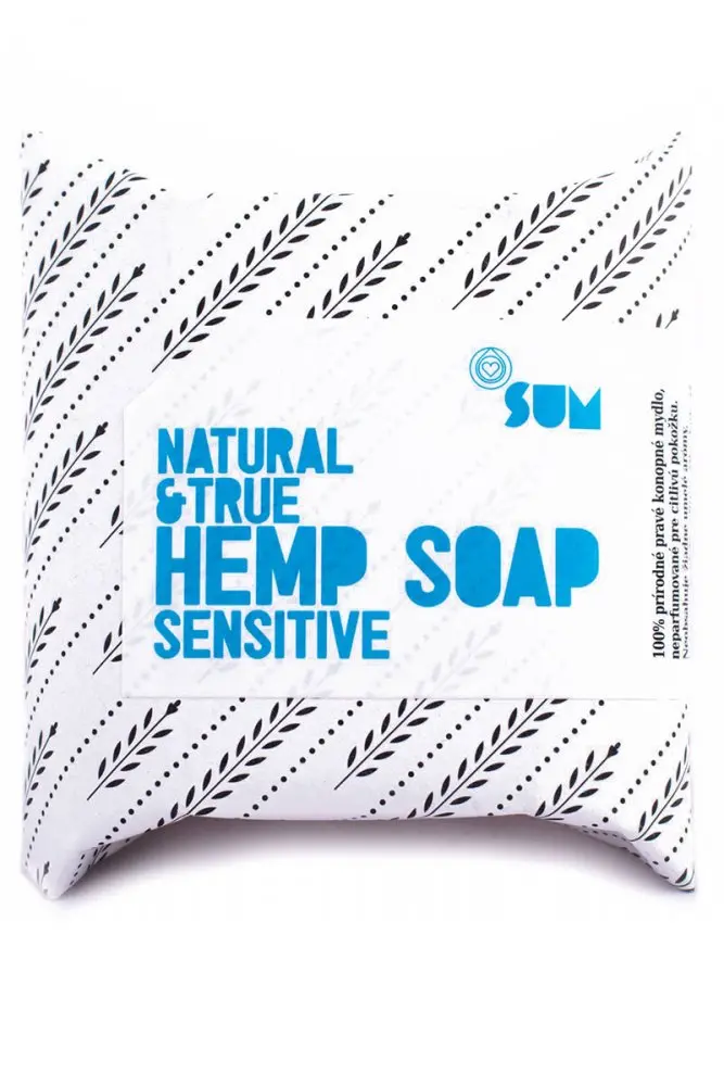 SUM konopné mýdlo sensitive Natural & True, 80 g
