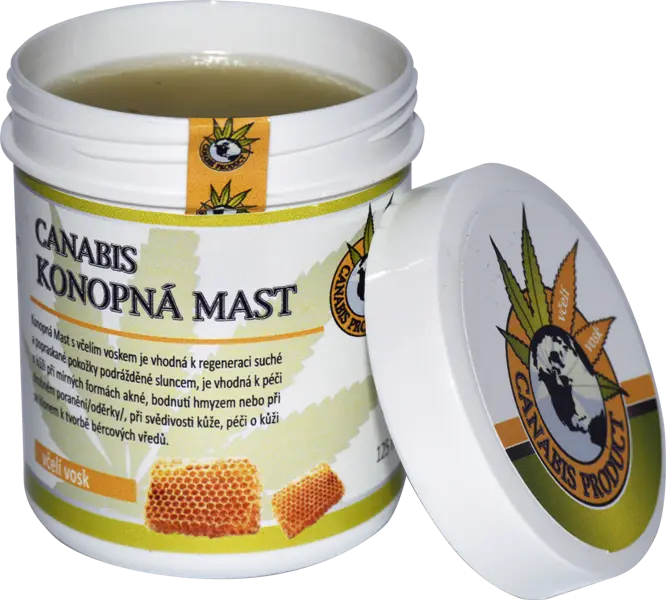 Canabis Product Konopná mast se včelím voskem, 25 ml